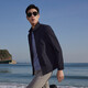 Yager Jacket Men 2024 Spring Youth Men's Business and Casual Single Jacket Navy 175/96A
