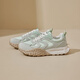 Aogu Shiden Ballet Training Chaussures pour les femmes 2025 Nouveau printemps et automne épais semelles rétro sportives et loisirs Small Forrest Gump Shoes H14122 Beige 35