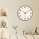Made in Tokyo, Muyu series wall clock clock wall clock living room 2025 new electronic clock 30cm mocha brown