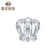 Caibai Jewelry Platinum Transfer Beads Pt950 Platinum Transfer Beads DIY Crown Transfer Beads Beads Without Leather Cord BD Platinum Transfer Beads About 0.84g