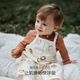 OAK FAMILY early spring 2025 new baby overalls for boys and girls, drapey wide-legged casual, soft, warm and comfortable high-elastic trousers Bread Kingdom 90 cm