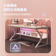 Zuodu computer desk desktop home e-sports game table office study table home desk bedroom study writing table store manager subsidy C leg upgrade and reinforcement warm white 100cm