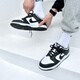 Nike (Nike) Herrenschuhe Dunk Low Retro Casual Shoes Low Top Panda Herren-Wear-resistente Freizeitschuhe Männer DD1391-100 Schwarz und Weißer Panda 42.5
