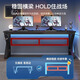 Mu Yuan Jingcang 24H Flash Computer Desk Desktop Double Desk Desk Game Desk and Chair Set Esports Table Double Desk Black Surface + Black Frame 200*60