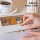 Suican cupcake box 6 pieces with height opening window Western dessert muffin cup packaging box Snow Mei Niang baking packaging box white 6 pieces 10 sets