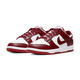 Nike (Nike) Dunk Low Retro Herren White Grey Sneakers Retro-Schuhe DD1391-601 Team Red 41