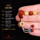 Xinyounan red beeswax turquoise three-way Buddha head and back cloud disciple beads passion seeds star and moon bodhi accessories full set literary toy S3 set suitable for 6.5-7.5mm