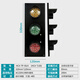 Customized sliding contact line power indicator light for traveling crane crane three-phase three-color signal light LED380VHXC HCX-TP-50/3HXC-T/20