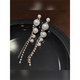 Boucles d'oreilles en perles à glands pour mariage avec boucles d'oreilles Cheongsam