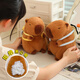 Panda Bear Capibala Doll Doll Plush Toy Cloth Doll Capybara Marmot Pillow Children's Birthday Gift Girls
