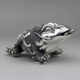Spring Brocade Carp Feet Silver S999 Tea Tea Pet Decorations Home Feng Shui Decoración Colecciones Retro Sterling Silver Tea Table Decoración de sapos 688 Gramos