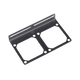 索厉（Suoli）适用电脑风扇固定支架4cm5cm6cm7cm8cm9cm12cm14cm水冷散热支架 黑色兼容12142