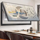 Aohan Perpetual Calendar Large Size Electric Meter Box Decorative Painting with Clocks and Wall Clocks Modern Light Luxury Cover Distribution Box Clocks and Hanging Paintings JD121.28 Perpetual Calendar + Watches 80*40 (Cover 70*30) Release cover/Support pole black frame