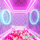 Internet-Promi weibliche Anker-Anker warm, romantisch und einfacher Live-Sendungs-Hintergrund-Stofftuch-Anker Live-Broadcast Room Hintergrund 3D Dreidimensionale Videofotografie ZP-15775 2 Meter breit + 2,5 Meter hoch (mit Haken)
