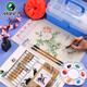 Marley brand Chinese painting paint box Marley Chinese painting beginners 12 colors 24 colors 5ml ink painting primary school students entry-level Chinese painting paint sketch marker painting