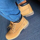 添柏岚（Timberland）经典踢不烂大黄靴休闲增高男女鞋中帮户外真牛皮防水工装马丁靴潮 黄色中帮(偏大一码) 40