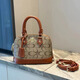 I.T CKENGRT2024 Chinese Valentine's Autumn and Winter Fashion Classic Versatile High-quality Texture Shell Bag Niche Hand-Laundry Single Shoulder Crossbody Bag Women's Khaki Medium Bag