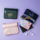 Gu Jianmu Coin Wallet Mini Small Small Small Fashion Coréen Student Student Key Coin Card Card Sac Fabric Short Small Wallet Berlin Bleu foncé