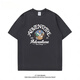 
BEBW American fashion brand summer printed short-sleeved T-shirt men's 2024 new loose retro versatile base shirt casual top fruit green T-shirt-3884 S [75-95Jin[Jin equals 0.5 kg]]