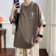 Boledi Teenager 12-15 Jahre alte Jungen kurzärmelige T-Shirts 13 Schüler der Junior High School Trendy hübsche Sommerkleidung 14 Kinder Tops T897 Schwarz hohe Qualität 160 m 80-100jin [Jin entspricht 0,5 kg]
