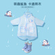 LATE TIME Shark Children's Raincoat Girls Waterproof Boy Kindergarten Raincoat Little Boy Rainproof Clothes Baby Raincoat Blue Fish-eating Shark Raincoat M 1 piece Recommended height 85-95cm