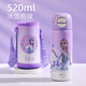 Disney Children’s Thermos Cup 316 Food Grade Marvel Boys und Mädchen tragbare Direkttrinkkessel -Grundschule für die Schule gehen zur Schule, um Wasser Cup 6296 Mickey Green + Cup Set 520 ml verbessertes Doppelgetränk -Modell 316 Edelstahl Stahl zu trinken