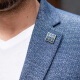 Kavlink Blue Emaille Square Brosche High-End-Kragen Pin Schnalle Halsschnalle Hals Ecke Schnalle Anzug Accessoires Herrenabzeichen Brustschnalle XZ-K006 Blue Juelian Brosche 17*17mm