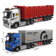Le camion à télécommande des enfants Euston peut ouvrir la porte et changer de vitesse à vitesse musicale Conteneur Double-couche Camion de transport Camion Tamion Tamion alliage C Remote Contrôle 2408-3 Double-couche Télécommande Allaire ALLIAGE Double-couche Package 4: 2 Lithium Battery 1 Câble de charge 1 Remote Contrôle