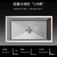 XMSJ Borde estrecho cepillado 304 Fregadero de acero inoxidable Taichung Taichung Basina inferior Cocina hecha a mano Venta directa de ventas directas 4840 Comida a juego estándar Comida