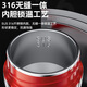 CLCEY烧水壶新款保温一体加热杯12v24v车内专用烧水壶电热水杯 基础款哑光黑12v24v通用 12240ml