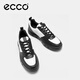 ECCO* men's sneakers, casual sneakers, round toe thick-soled casual shoes, same style as male stars, street 720 520814 HL black/white 52081450669 40