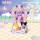 TOP TOY Sanrio Colorful Amusement Park Series Big Ear Dog Building Blocks Assembled Home Decor Children's Toys Birthday Gift