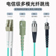 Youpulian 10 Gigabit armored multimode fiber jumper dual core/4 core/6 core/8 core LC-lc OM3 tail fiber optical module fiber optic cable anti-bite and pull LAN optical brazing 10 Gigabit armored multimode dual core LC-LC (connectors can be customized) 3 meters