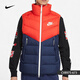 Nike (NIKE) new down jacket men's winter sports and casual comfortable and warm hat-free vest vest CV8975-673/Arikanomiya hidden blue S