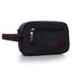 Large capacity wear-resistant canvas clutch bag men's bag casual handbag men's key coin wallet men's travel grocery shopping bag khaki