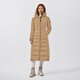 Canada Gans Clair Damen Black Label Long Outdoor Parker Big Goose Down Jacke 2330 WB 1483 Wüstenfarbe L.