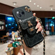 
Luo Luou Redmi K80Pro mobile phone case crossbody lanyard shell Xiaomi Redmi K80Pro chain strap silicone protective case oblique change card bag anti-fall full cover soft shell women's model [White-diamond bear card bag] + crossbody lanyard + screen protector Redmi K80