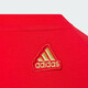 Adidas Детская одежда весенний фестиваль припечаток повседневная круглая толстовка для мальчиков и девочек JF3883 красные 140 см.