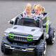 RWTW-Kinderfernbedienungsfahrzeug-Tank-Elektrofahrzeuge mit Allradantrieb Offroad-Doppelsitzen können sitzen und das Geburtstagsgeschenk eines Jungen erhalten. China Rot + Allradantrieb + Doppel Ledersitz + 12V12A Super über Batterie Vier-Drive