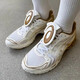 Asics The Museum Visitor x Asics Gel Kayano 14 Asics co-branded casual running shoes 1203A528-100 [White Brown] Small 41.5