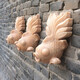 Stone carving water spray fish wall drainage outlet fish pond background wall outlet stone carp fountain courtyard wall hanging decoration bluestone original color ordinary workmanship 16 cm high-definition jin