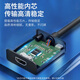Tengfei VGA zu HDMI Conversion Stirnband Audio VGA Männlich an HDMI weibliche Laptop-Computer-Monitor-TV-Projektor HD-Schnittstelle + 3.5 Audio + Stromversorgung Einweg-Getriebe