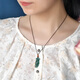 A thousand years of jade jade cicada pendant, men and women ice base oil green jade cicada pendant, jade pendant, jade pendant, jadeware, certificate, model two QZK1381i