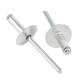 Ni Zhier Customized großer Hut Nieten Aluminium Rundkopf großer Hutkrümmer Pull -Niet Nieten Nieten Pull Core Rivet Big Head Pull Nagel Big Flat Head Car Pull M5*16 (100jin [Jin gleich 0,5 kg] etwa 16835 Teile))