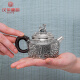 
Yilu Yafu handmade silver pot sterling silver 999 teapot home office living room tea room Kung Fu teapot tea set tea set tea utensils one pot four cups one common cup 695 grams + certificate