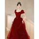 Minghuitong wedding dress bridal main yarn 2024 small red toast dress new wedding dinner party engagement party 2xl