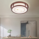 Qianzhang Lamp New Chinese style solid wood ceiling lamp walnut high-end sense home atmospheric mahogany color living room bedroom lamp Guangdong Zhongshan square 120*80CM new Chinese style 240W energy-saving LED white light