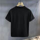 Quan Fan loose short-sleeved T-shirt for men's light luxury high-end hot diamond bear trendy brand short-sleeved T-shirt for men's summer loose couple half Z679 bear black 3XL
