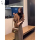 可茵（Keyin）小香风连衣裙套装女2025年秋冬新款美拉德穿搭针织毛衣外套裙子女 针织外套+半身裙 XL