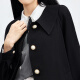 Temperamento de Qiushui Yiren Mid-longitud de viento de longitud nueva nueva chaqueta de estilo británico de alta gama retro versátil que abraza y cae